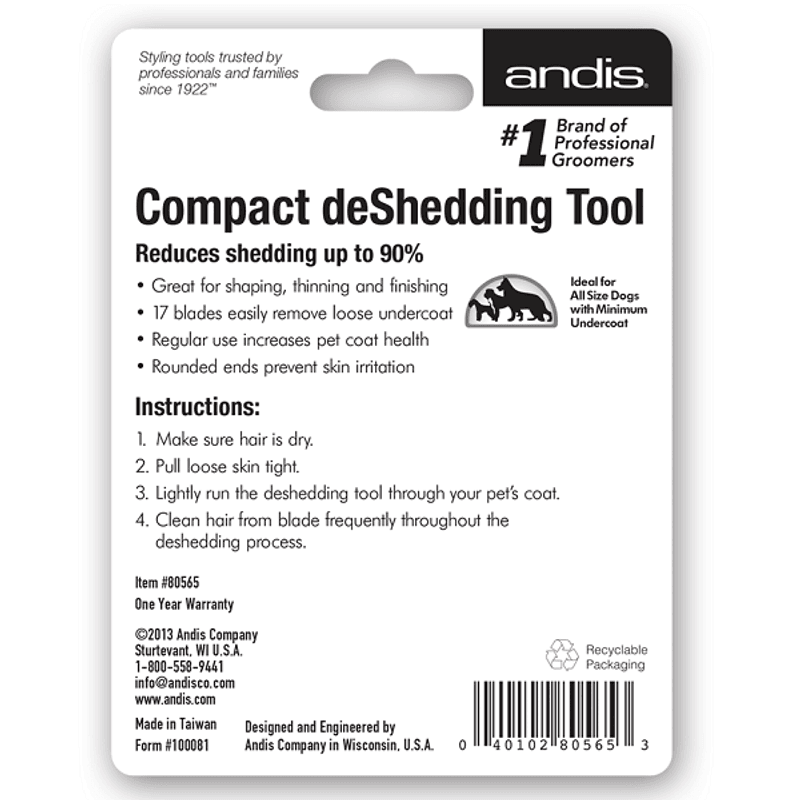 Andis underullskarde Compact - 17 blad