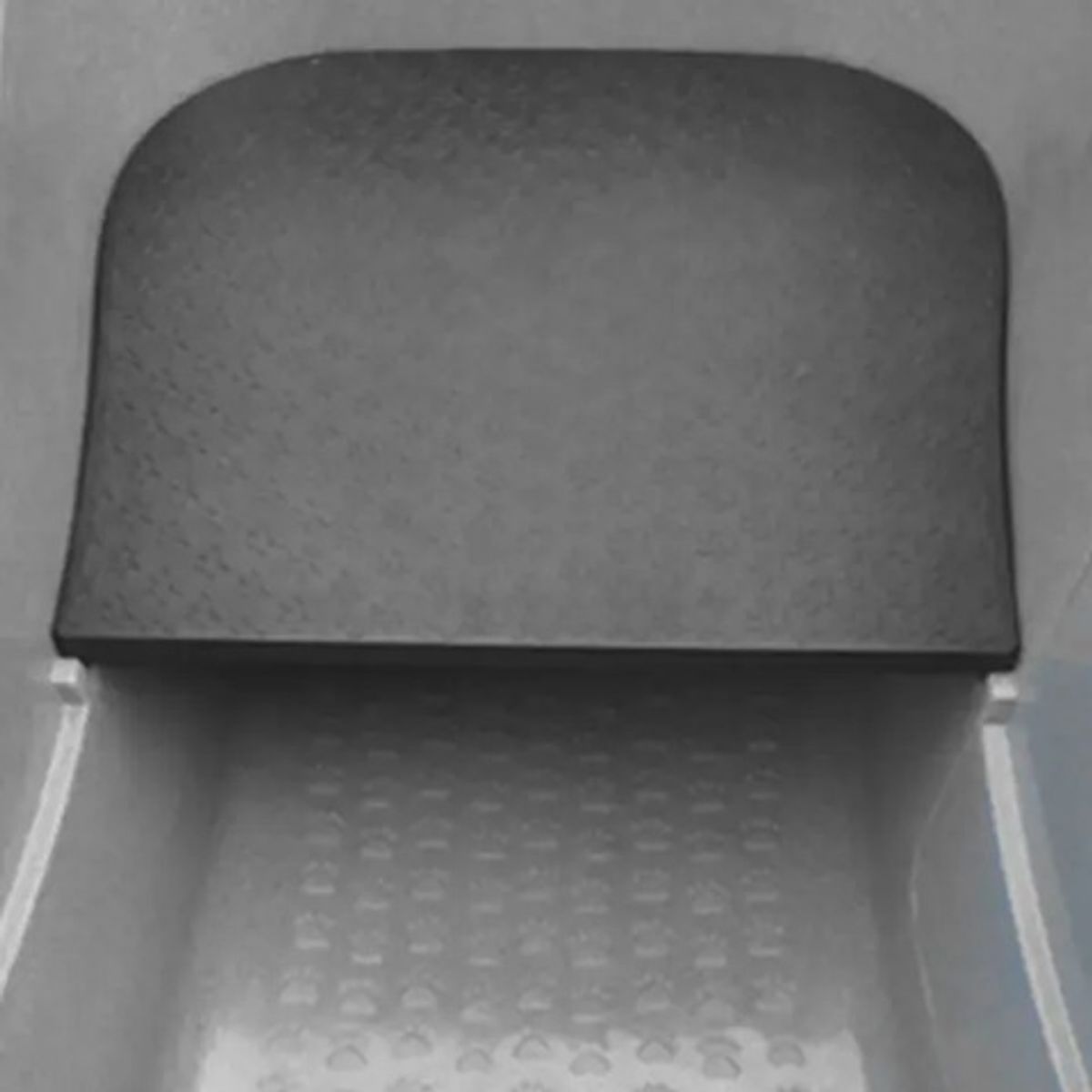 BE112H Elektrisk hundebadekar lilla plast – med sprutbeskyttelse